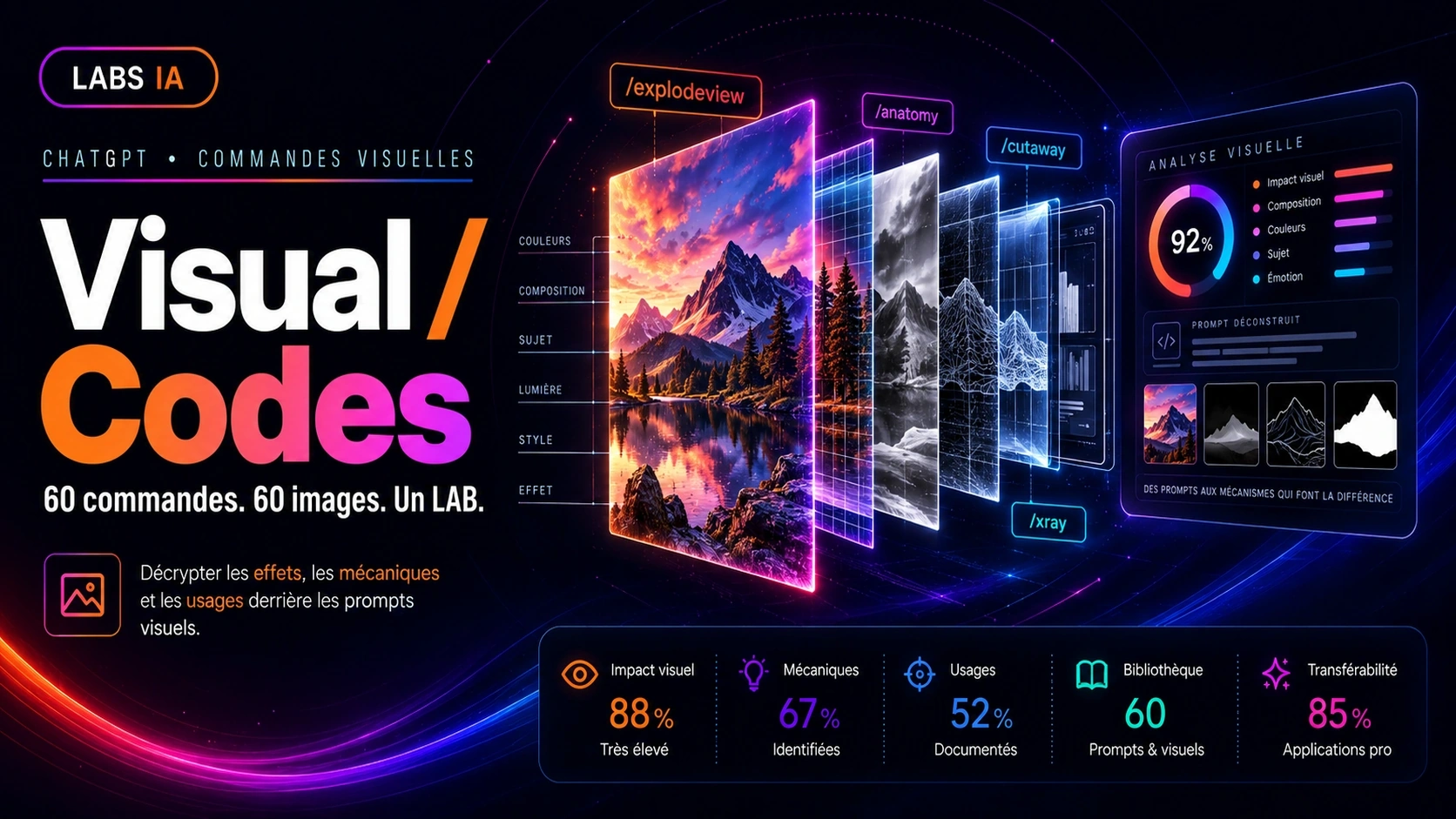 Visual Codes — 60 commandes visuelles